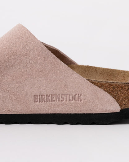 Birkenstock Arizona Suede Leather Womens Sandals - Light Rose