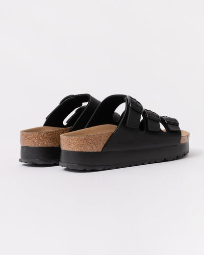 Birkenstock Papillio Florida III Womens Vegan Platform Sandals - Black