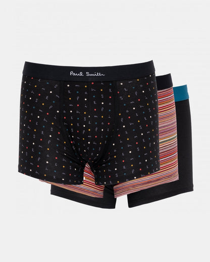 Paul Smith Paul Smith 3-Pack Mens Logo Mix Trunks