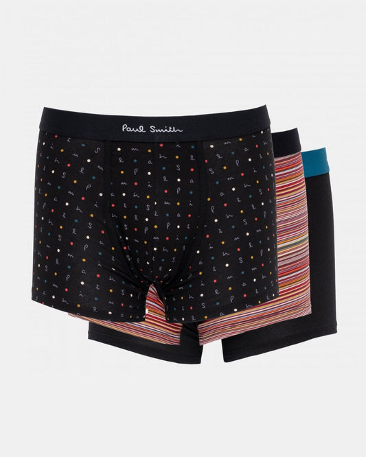 Paul Smith Paul Smith 3-Pack Mens Logo Mix Trunks