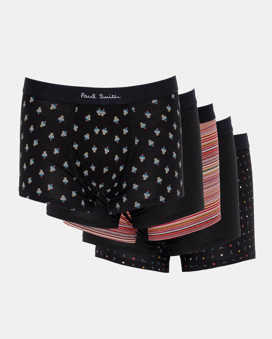 Paul Smith Paul Smith 5-Pack Mens Logo Mix Trunks