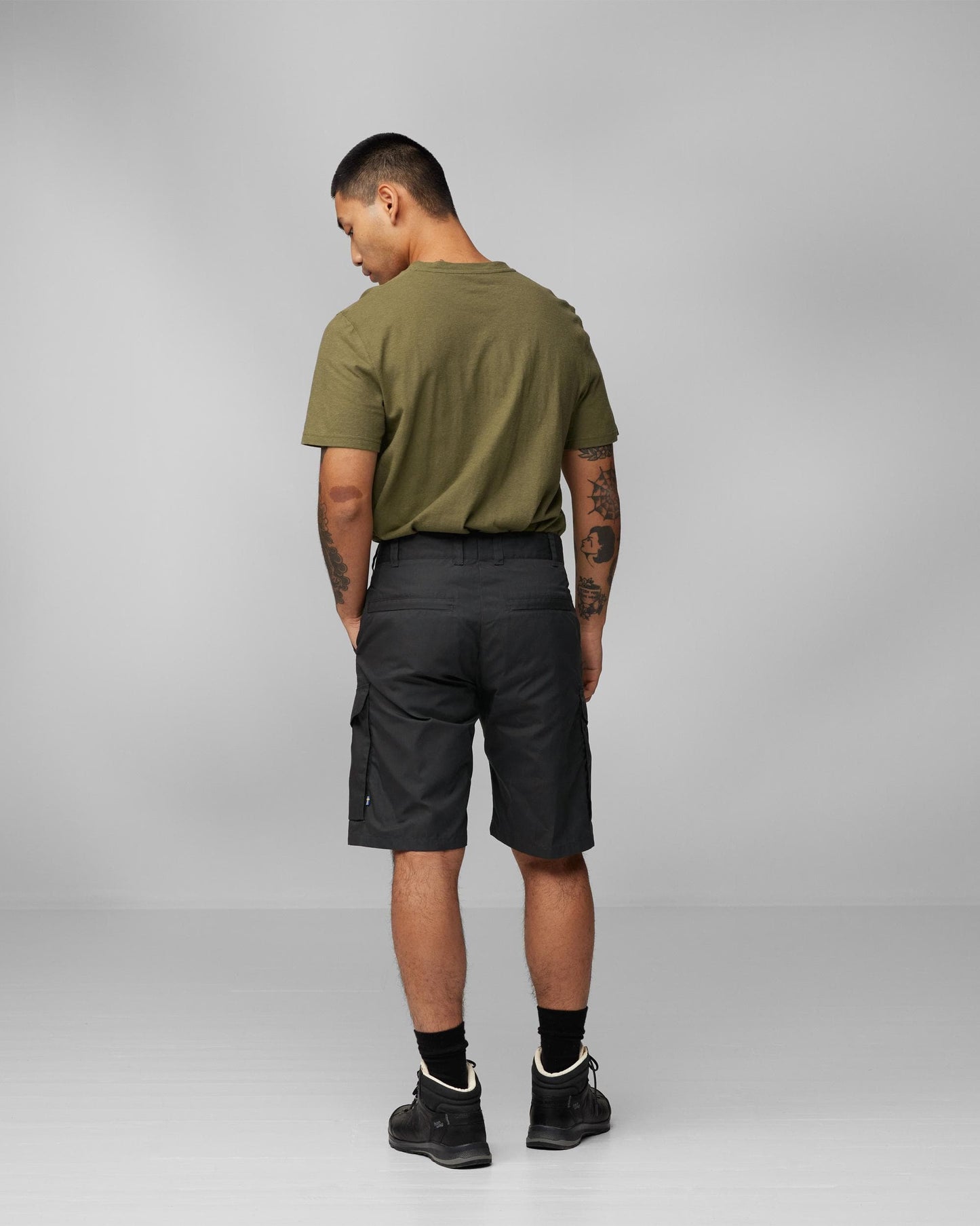 Fjallraven Ruaha Mens Shorts - Dark Grey 030