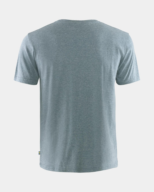 Fjallraven 1960 Logo Mens T-Shirt - Uncle Blue-Melange 520-999