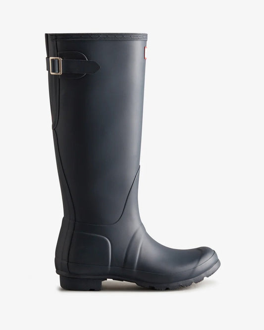 Hunter Original Tall Back Adjustable Womens Wellies - Navy