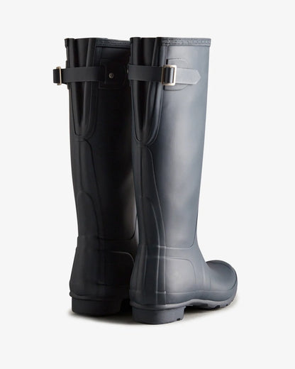 Hunter Original Tall Back Adjustable Womens Wellies - Navy