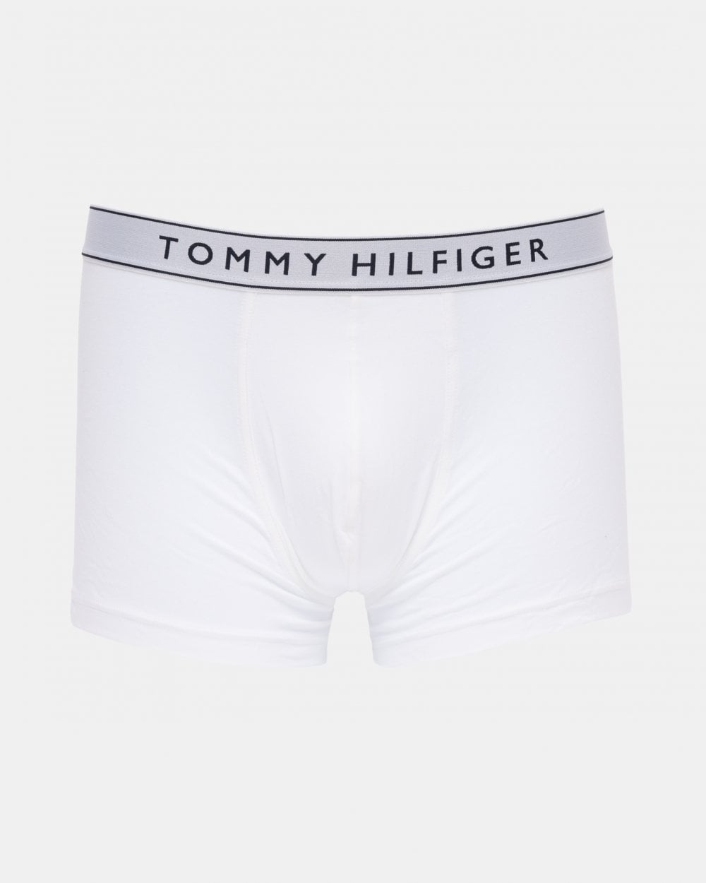 Tommy Hilfiger 3 Pack Mens Tonal Trunks - Mid Heather/ Black/ TH White
