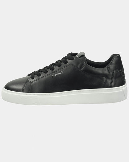 GANT Mc Julien Mens Leather Trainers - Black G00