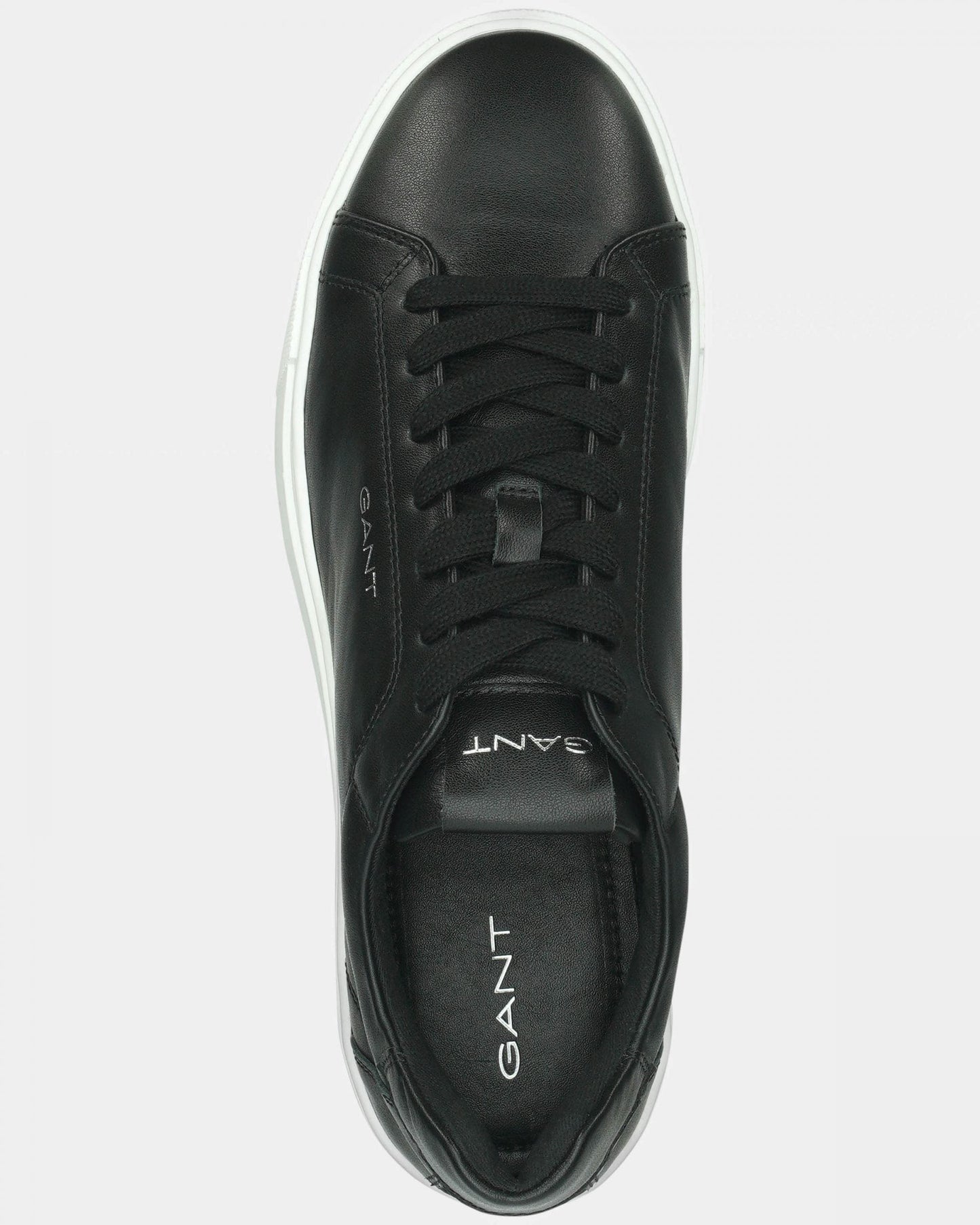 GANT Mc Julien Mens Leather Trainers - Black G00