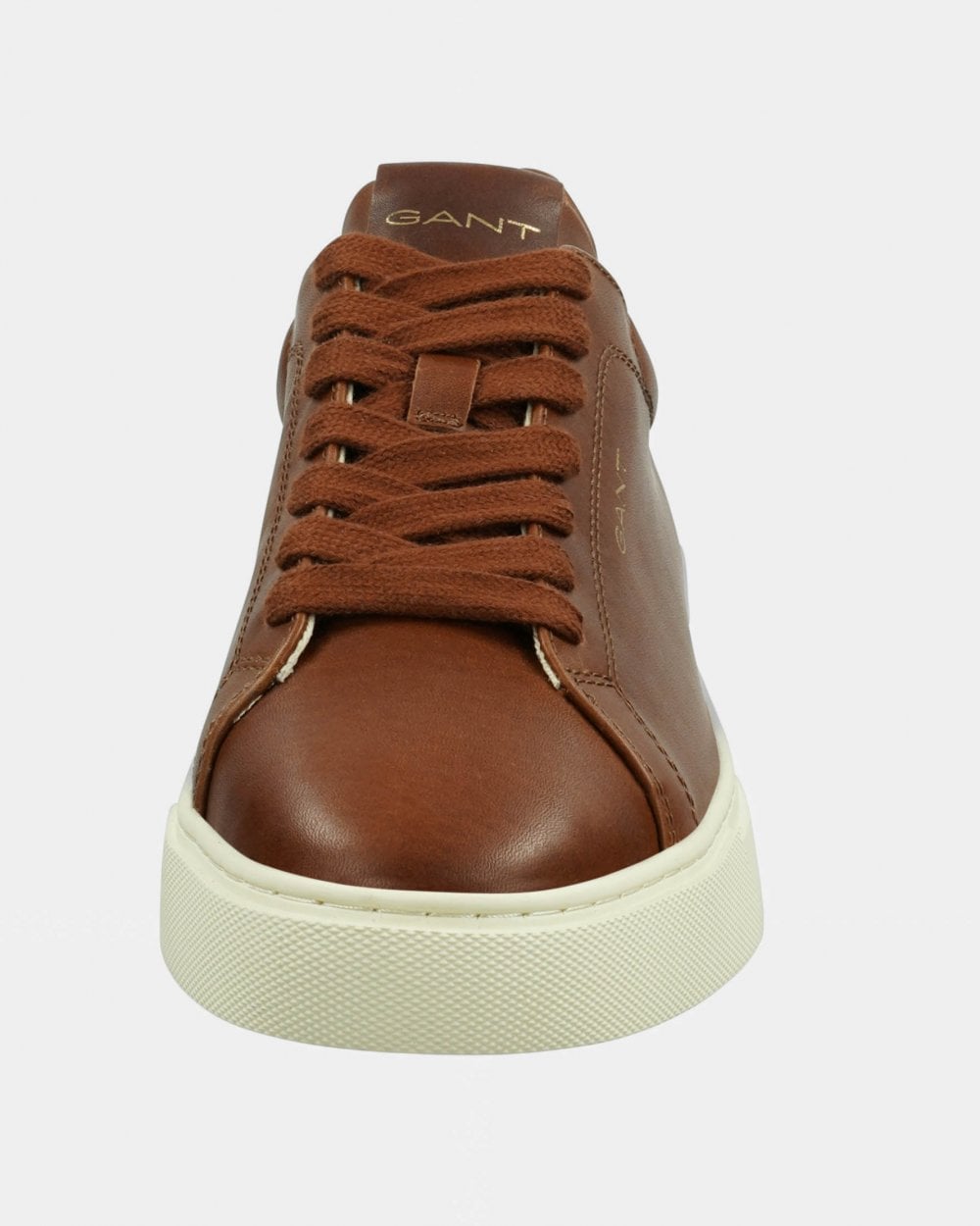 GANT Mc Julien Mens Leather Trainers - Cognac G45