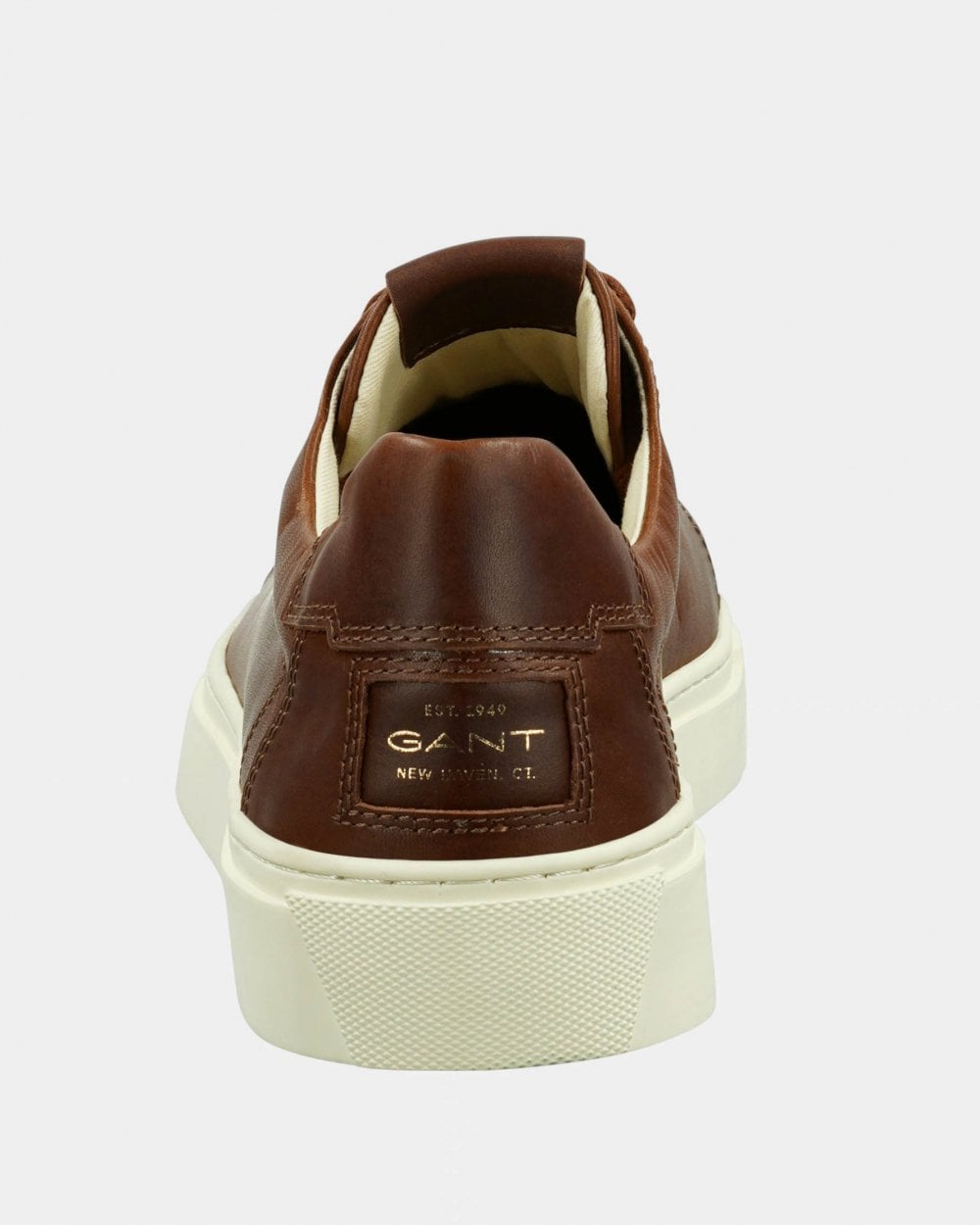 GANT Mc Julien Mens Leather Trainers - Cognac G45
