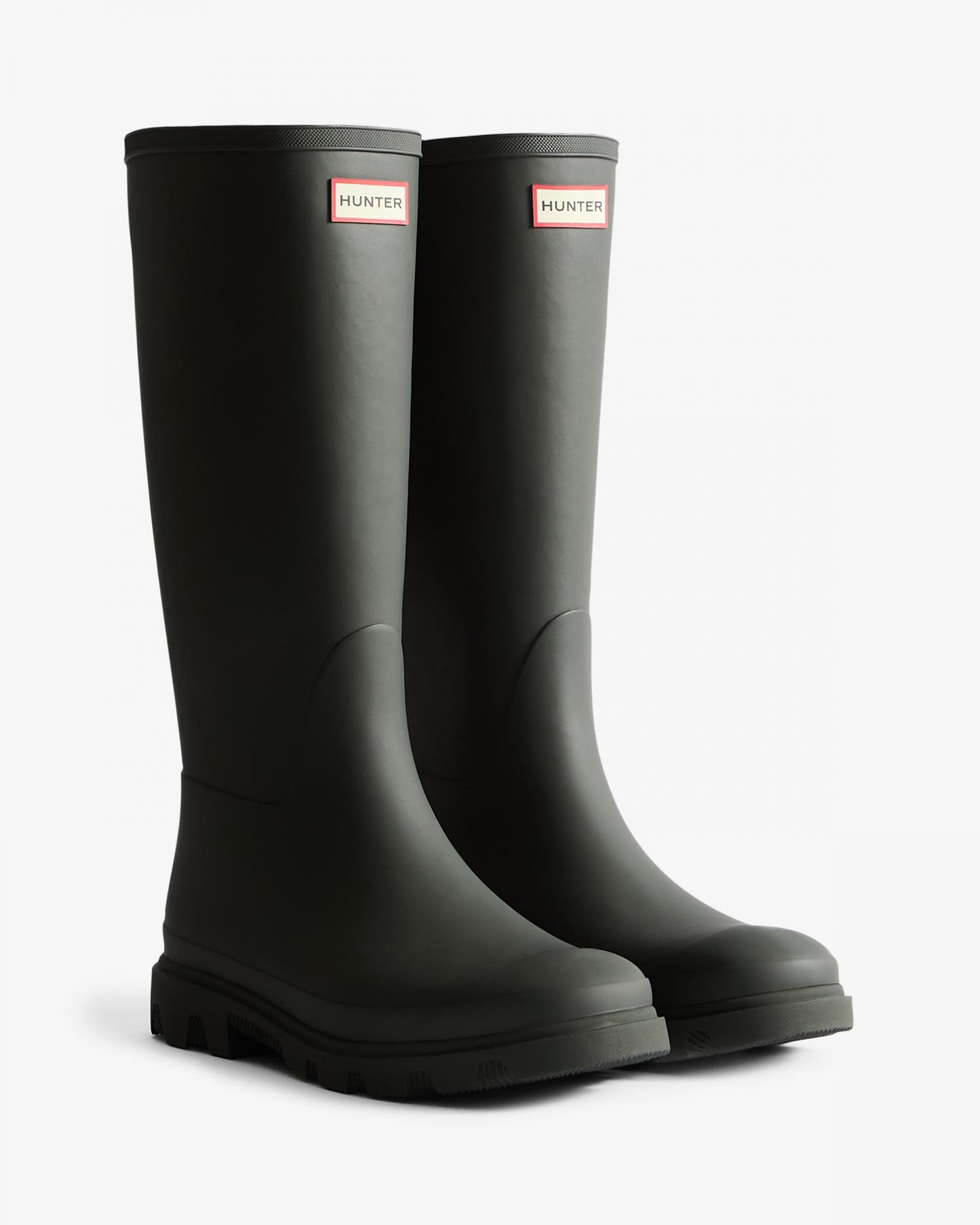 Hunter Downpour Mens Tall Boot - Dark Olive