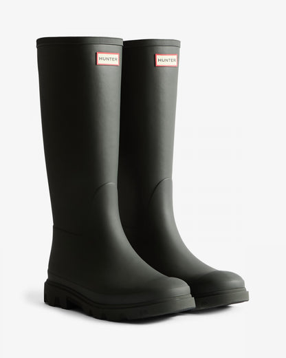 Hunter Downpour Mens Tall Boot - Dark Olive