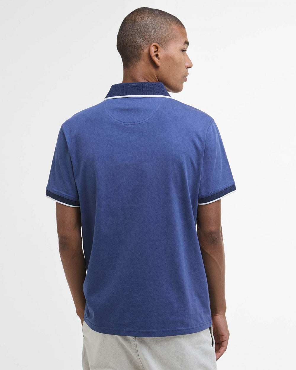 Barbour Cornsay Mens Tailored Polo - Oceana