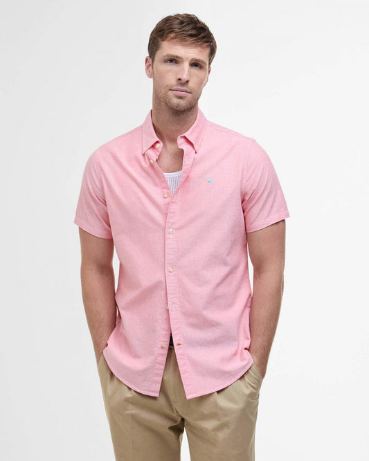 Barbour Oxtown Mens Tailored Shirt - Horizon Orange