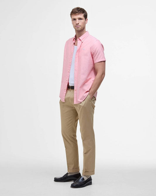 Barbour Oxtown Mens Tailored Shirt - Horizon Orange