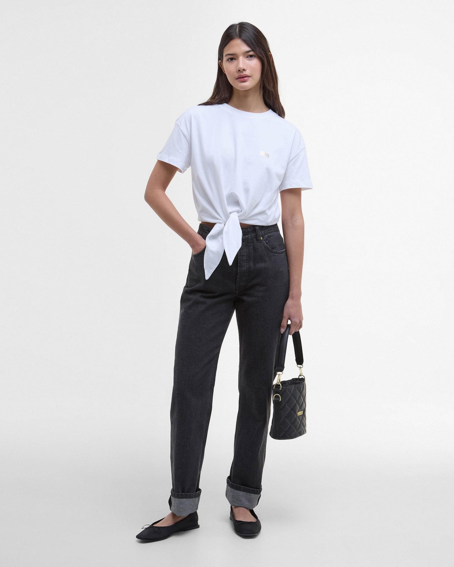 Barbour International Soules Womens T-Shirt - White