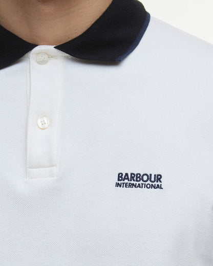 Barbour International Howall Mens Polo - Whisper White
