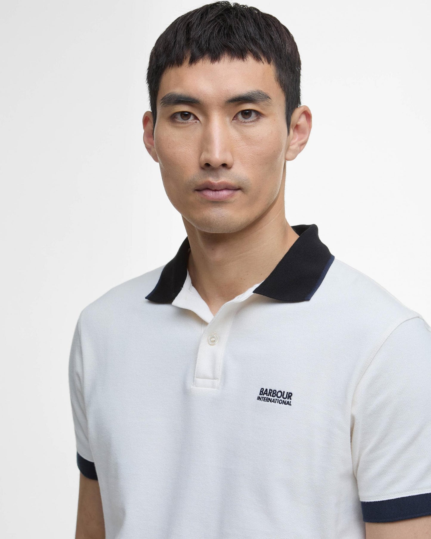 Barbour International Howall Mens Polo - Whisper White