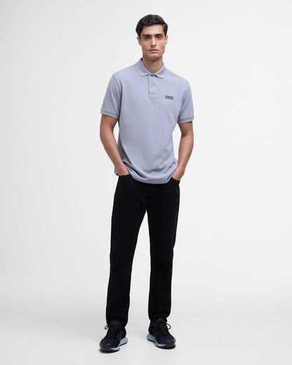 Barbour International Essential Short Sleeve Mens Polo - Pale Slate