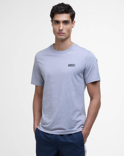 Barbour International Small Logo Mens T-Shirt - Pale Slate