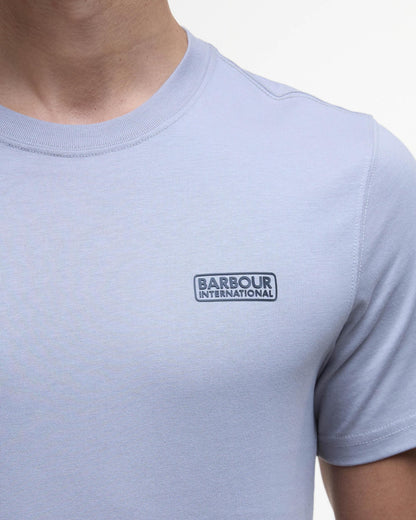 Barbour International Small Logo Mens T-Shirt - Pale Slate