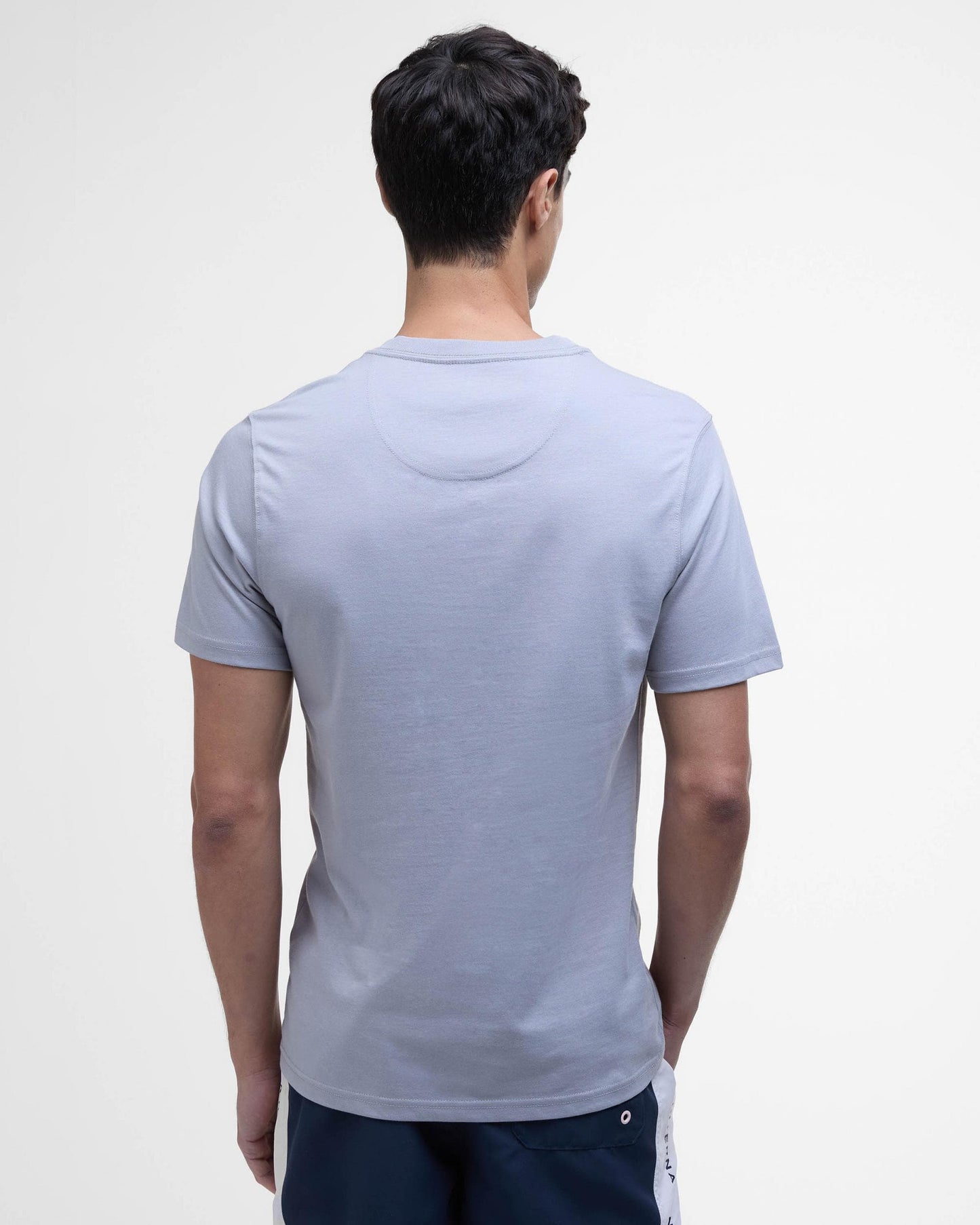 Barbour International Small Logo Mens T-Shirt - Pale Slate