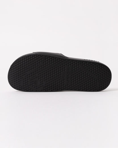 Lacoste Mens Serve Sliders - Black/White 312 - CHO - Designer Mens Sandals