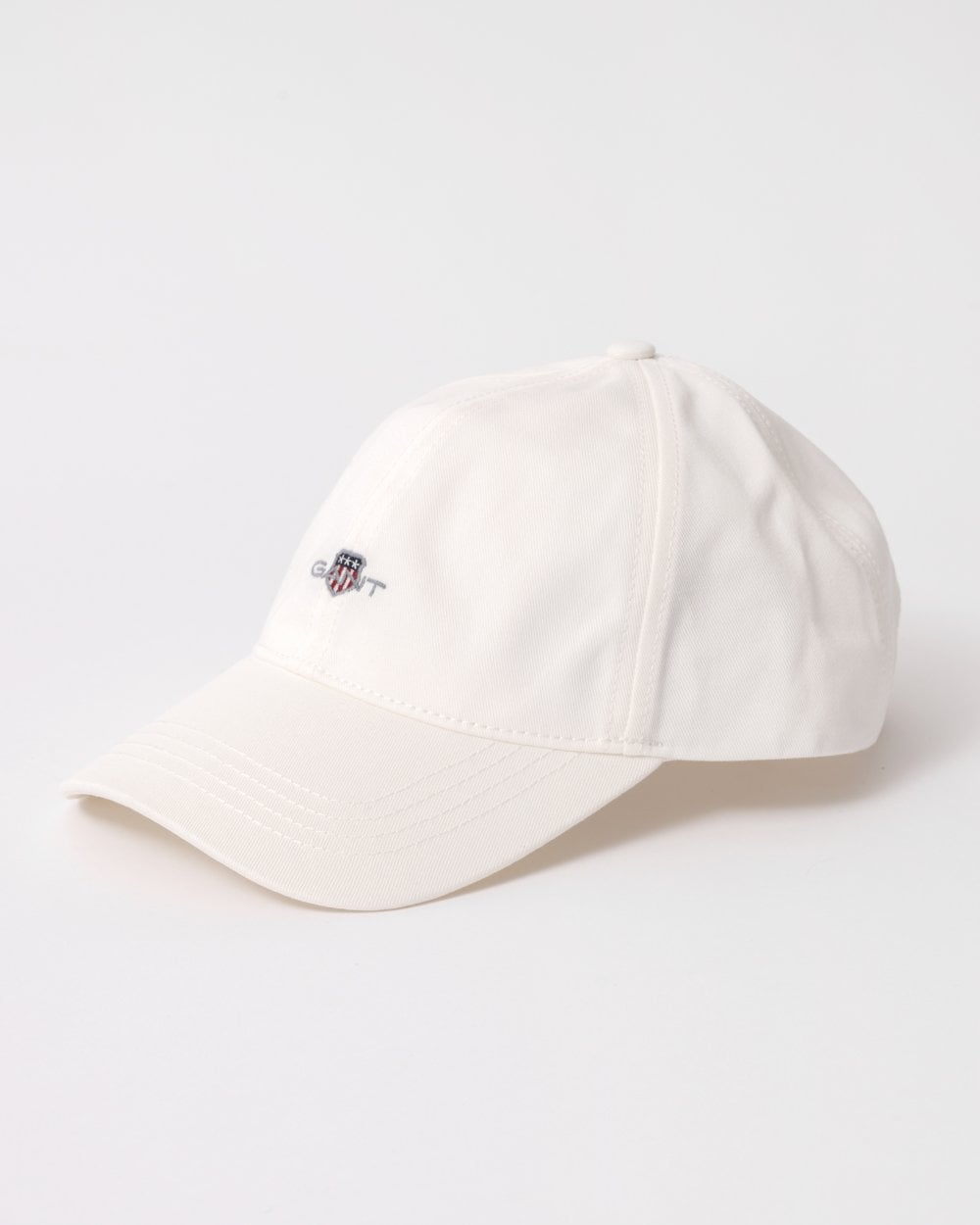 GANT Mens Shield Cotton Twill Cap - 113 Eggshell