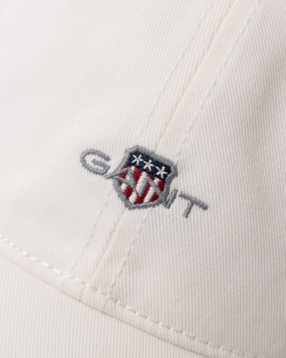 GANT Mens Shield Cotton Twill Cap - 113 Eggshell
