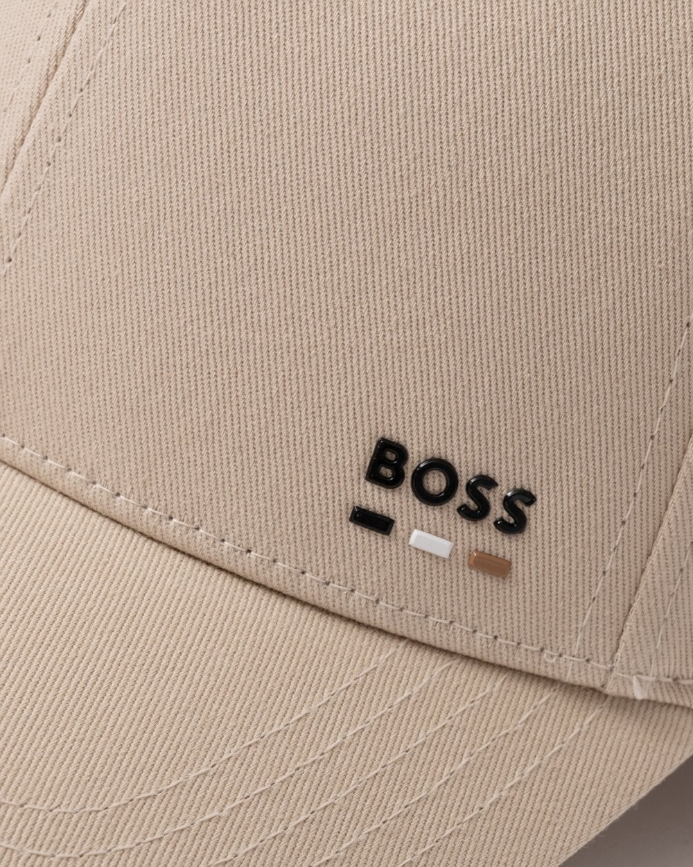 BOSS Orange Zed Stripe Mens Baseball Cap - Light Beige 275