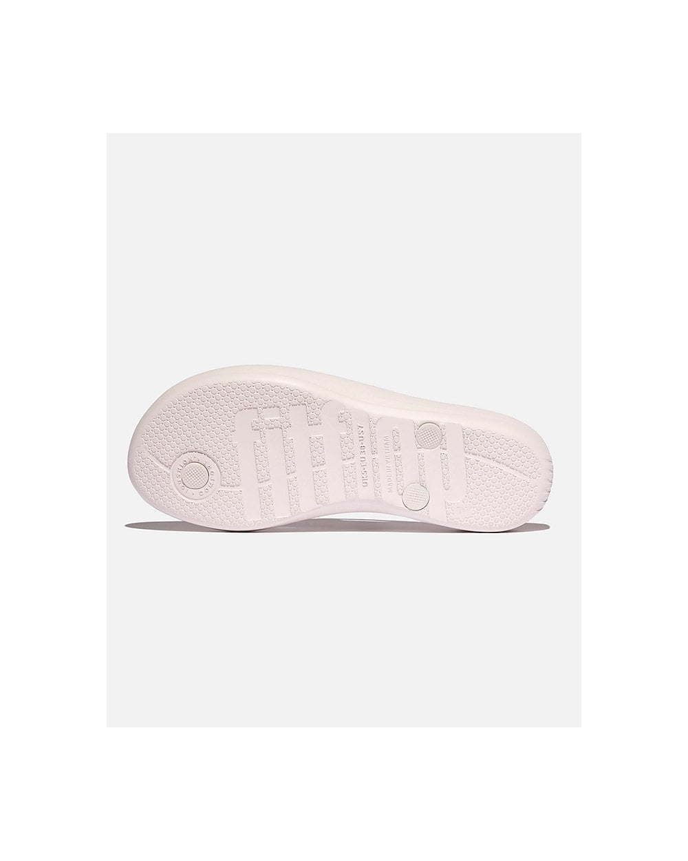 FitFlop Womens iQushion Multi-Crystal Ergonomic Flip-Flops - Nude Rose C53