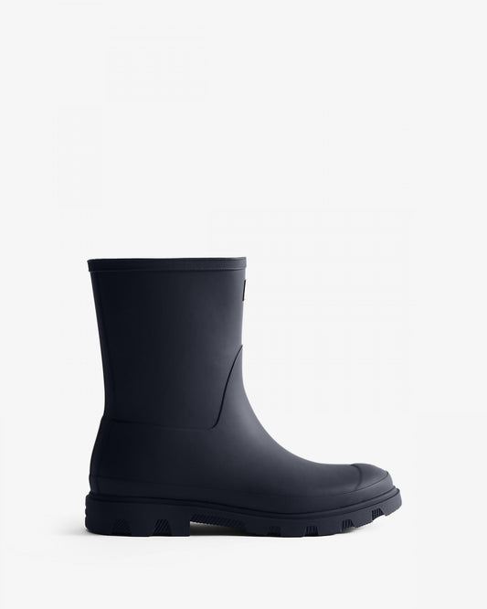 Hunter Downpour Mens Short Boot - Hunter Navy