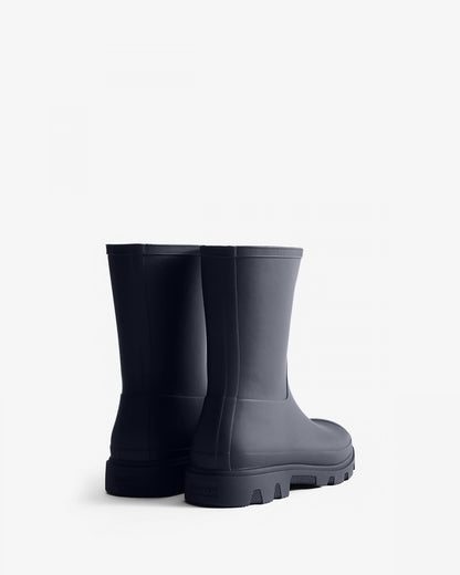 Hunter Downpour Mens Short Boot - Hunter Navy