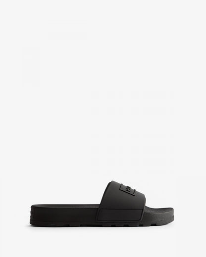 Hunter Unisex Core Embossed Silicone Slider - Black