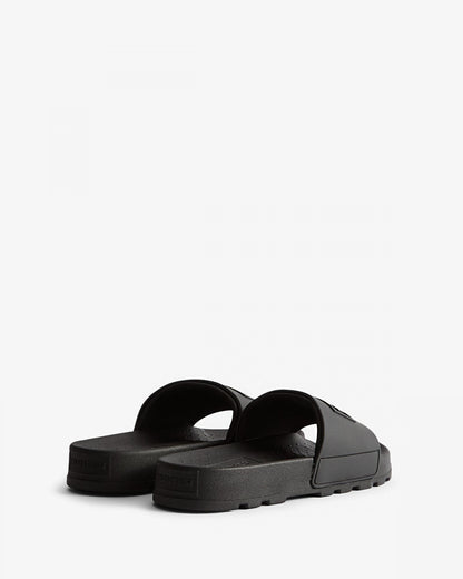 Hunter Unisex Core Embossed Silicone Slider - Black