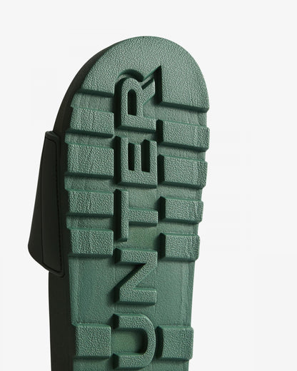 Hunter Unisex Core Embossed Silicone Slider - Hunter Green