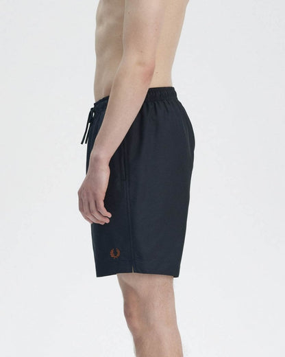 Fred Perry Mens Classic Swim Shorts - Navy/Cinnamon Y31