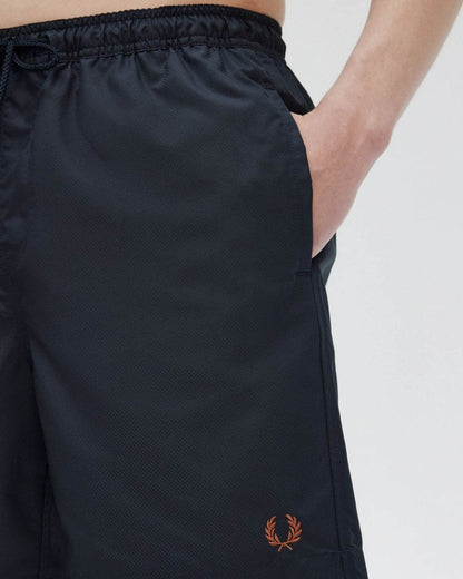 Fred Perry Mens Classic Swim Shorts - Navy/Cinnamon Y31