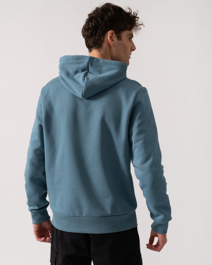 Lacoste Mens Fleece Hoodie - Limestone HD9