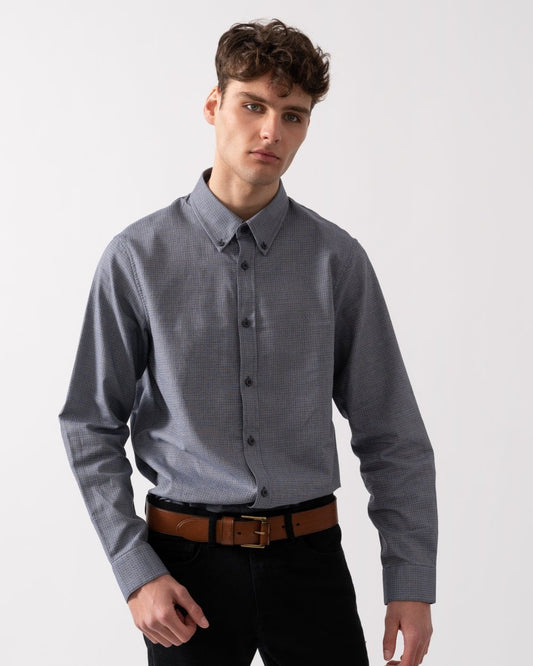 Armani Exchange Armani Exchange Mens Long Sleeve Button-Down Shirt