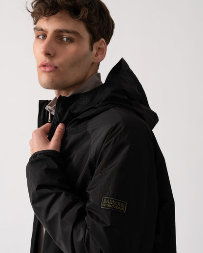 Barbour International Porter Mens Showerproof Jacket - Black