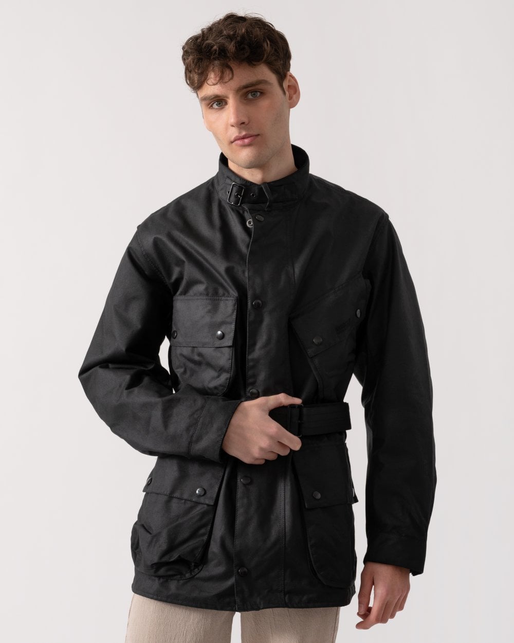 Barbour International Barbour International Reflective A7 Mens Wax Jacket