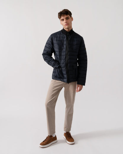 Barbour International Re-Ariel Mens Puffer Jacket - Dark Navy