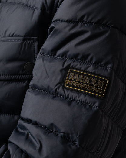 Barbour International Re-Ariel Mens Puffer Jacket - Dark Navy