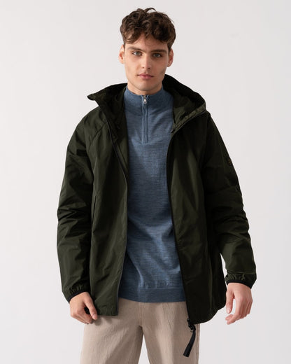 Barbour International Porter Mens Showerproof Jacket - Sage
