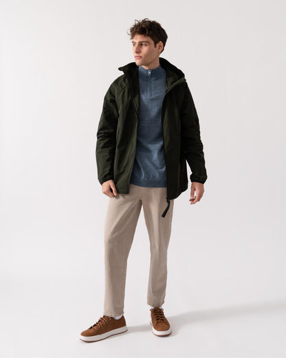 Barbour International Porter Mens Showerproof Jacket - Sage