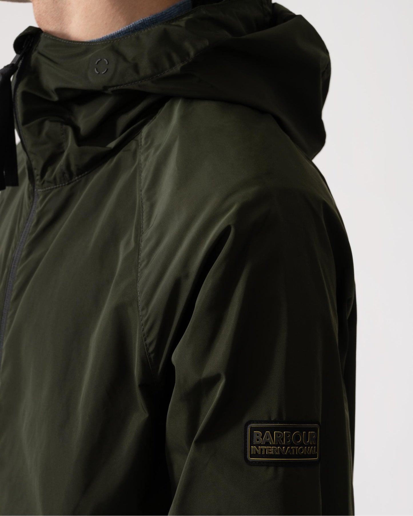 Barbour International Porter Mens Showerproof Jacket - Sage
