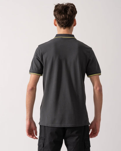 Lyle & Scott Tipped Mens Polo Shirt SP1524VOG - X735 Gunmetal/ Steward