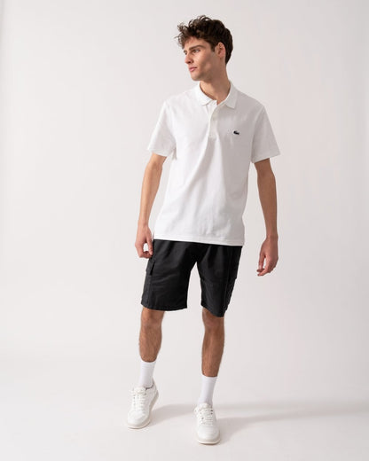 Lacoste Short Sleeved Mens Polo Shirt - White 001