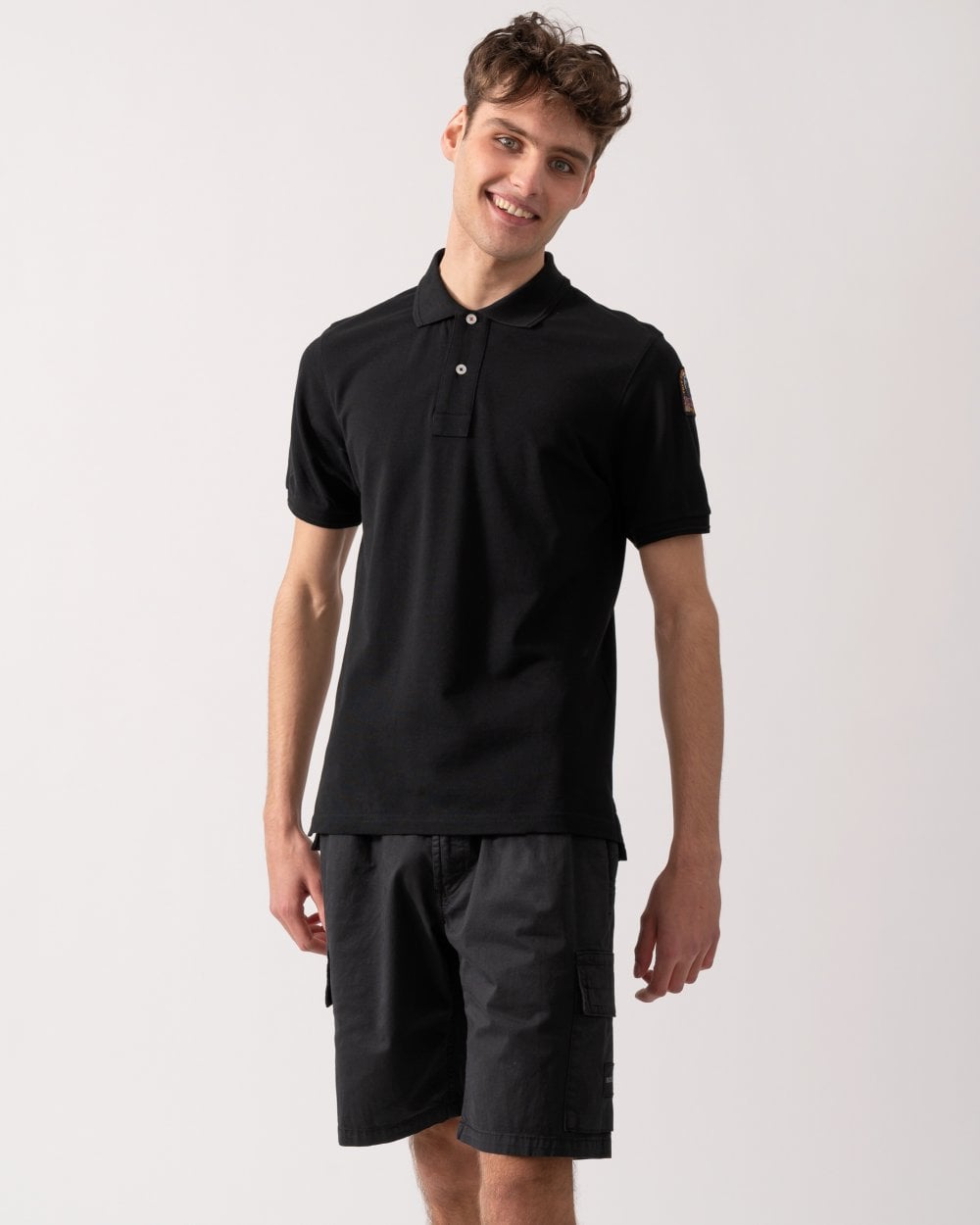 Parajumpers Gangapuma Mens Polo Shirt - Black 0541
